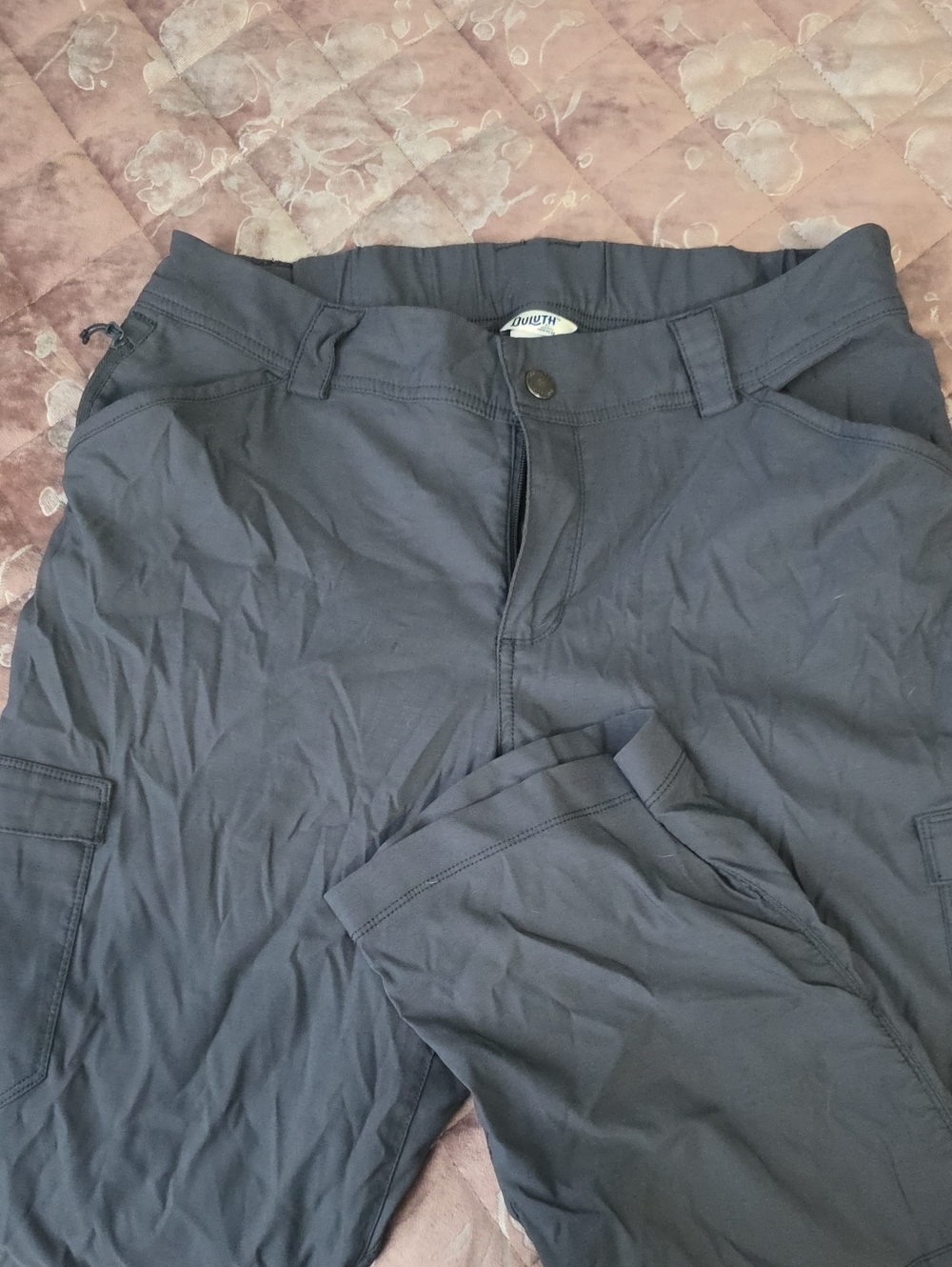 Women's Duluth Flexpedition Dark Gray Cargo Pants